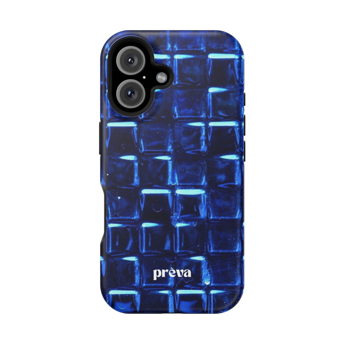 Blue Glass Tile Impact-Resistant Phone Case
