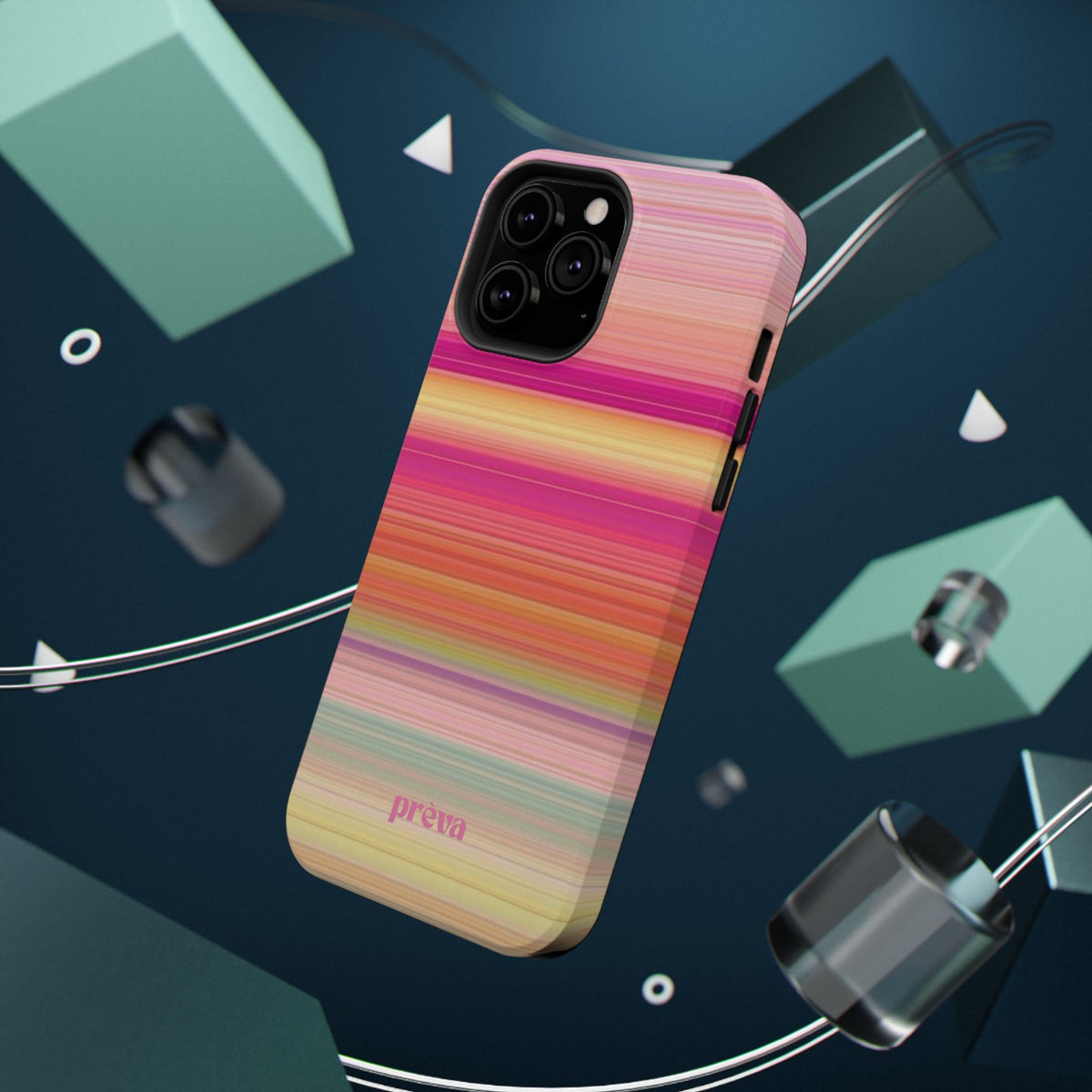 Pastel Stripe Rays Phone Case