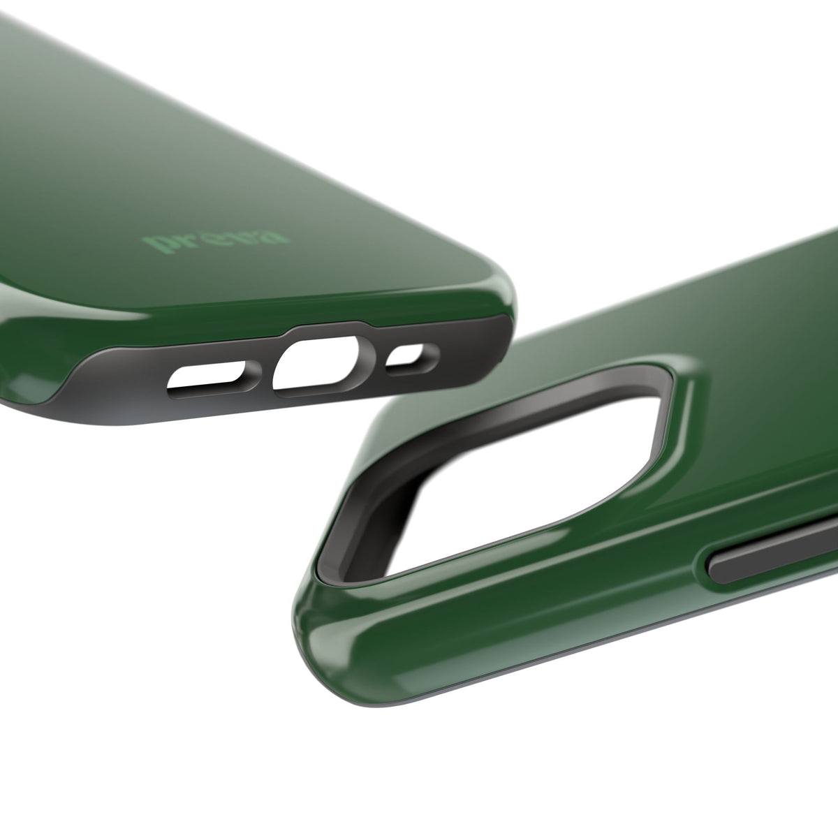 Impact-Resistant Phone Case — Forest Green Slim Armor