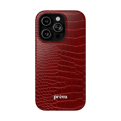 Red Croc Phone Case