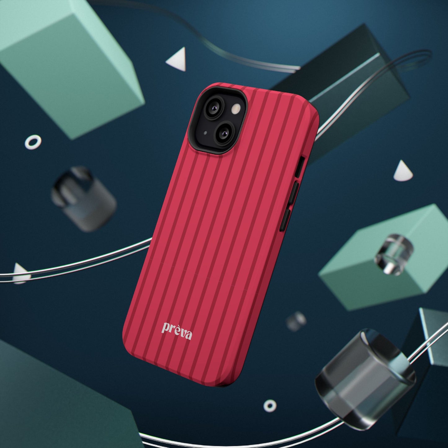 Pinky Red Stripes Phone Case