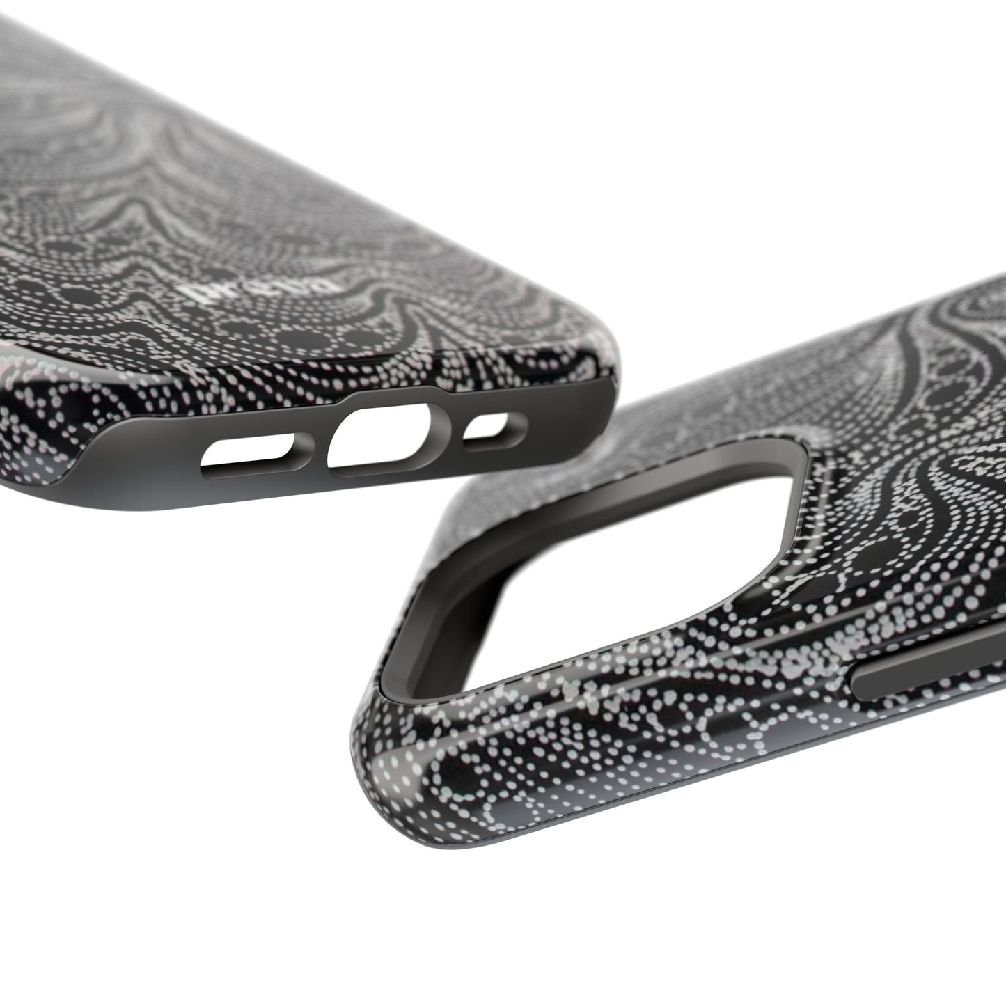Abstract Midnight Lace Phone Case
