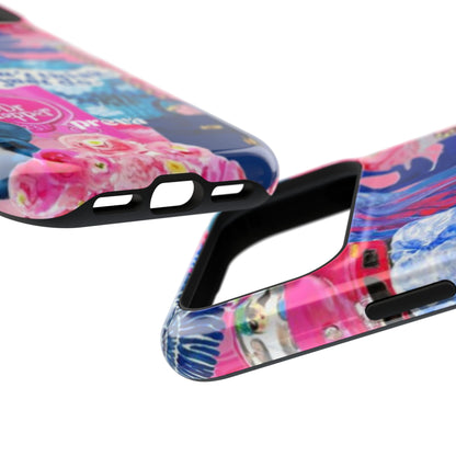 Vibrant Galaxy Collage Phone Case