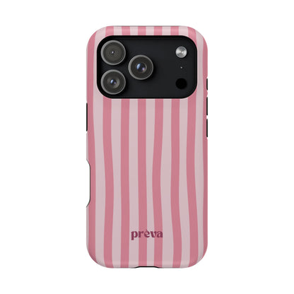 Pink Striped Phone Case