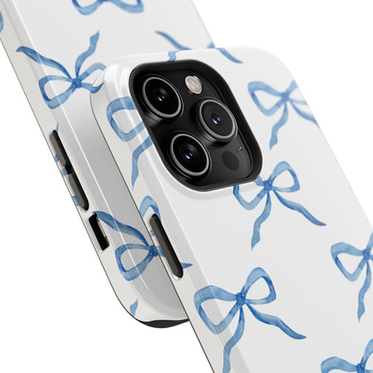 Blue Bow Phone Case