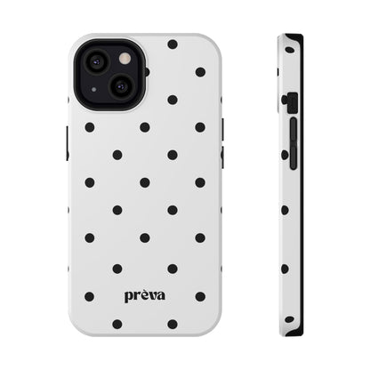 B&W polka dots Phone Case