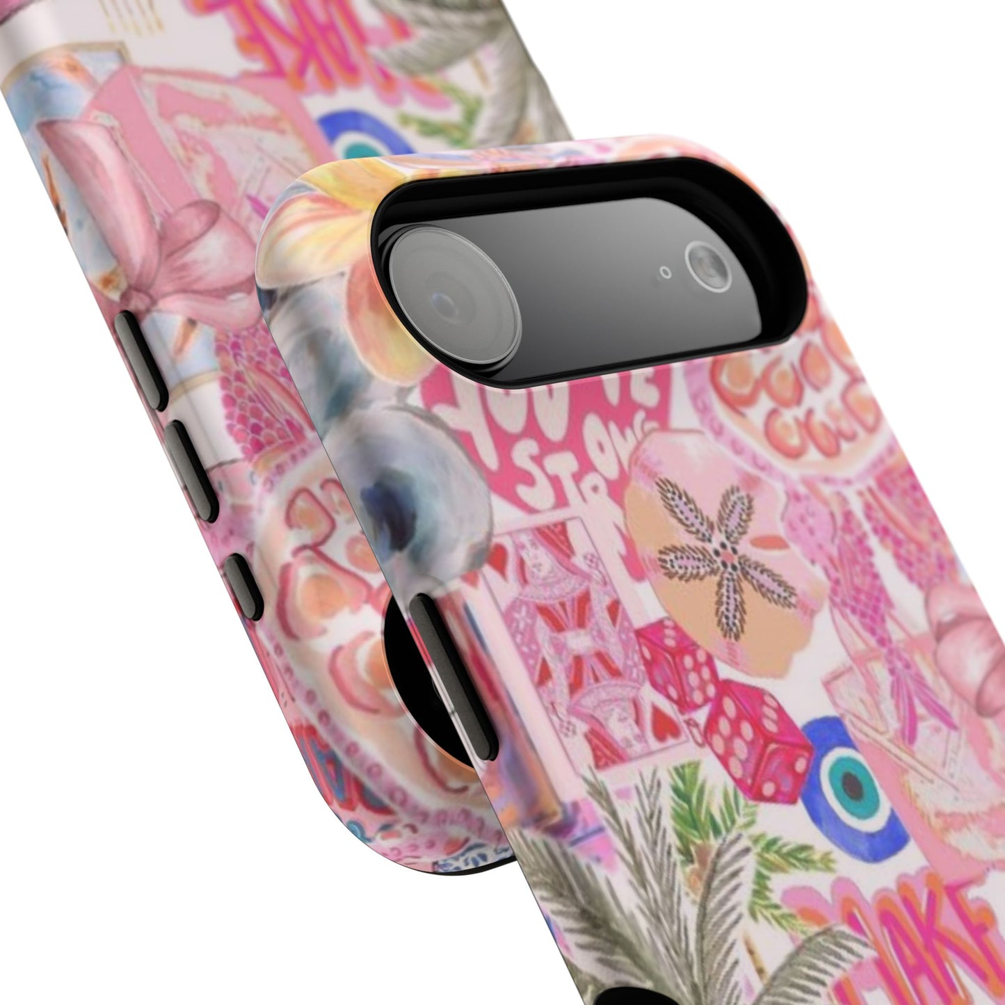 Pink Tropical Collage Phone Case
