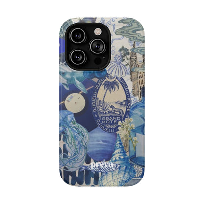Blue Night Collage Phone Case