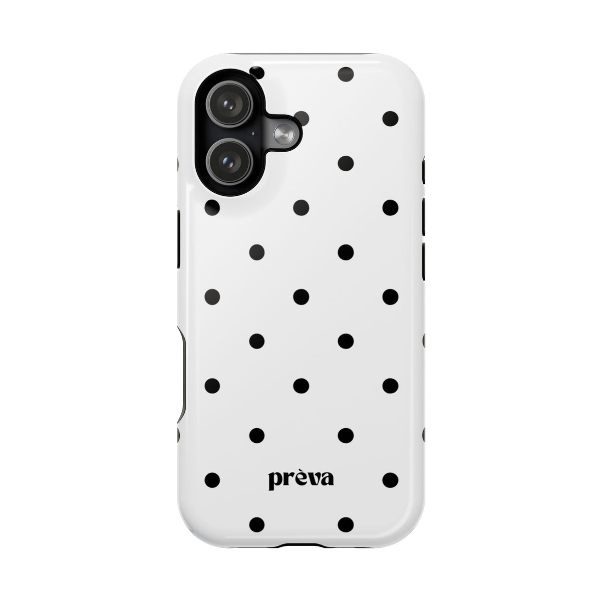 B&W polka dots Phone Case