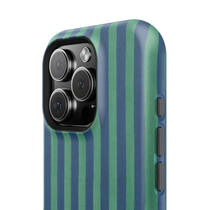 Green & Blue Stripes Phone Case