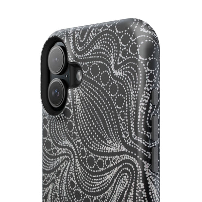 Abstract Midnight Lace Phone Case