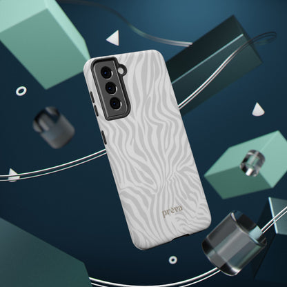 Zebra White Wave Phone Case