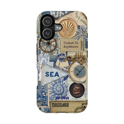 Neutral Travel Collage Phone Case