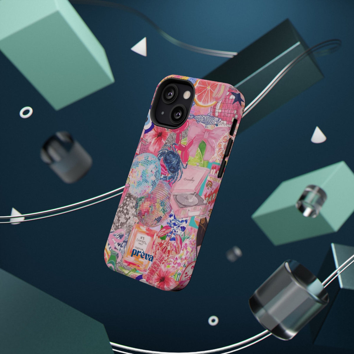 Floral & Pink Collage Phone Case