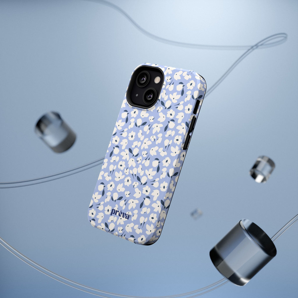 Petals On Blue Phone Case