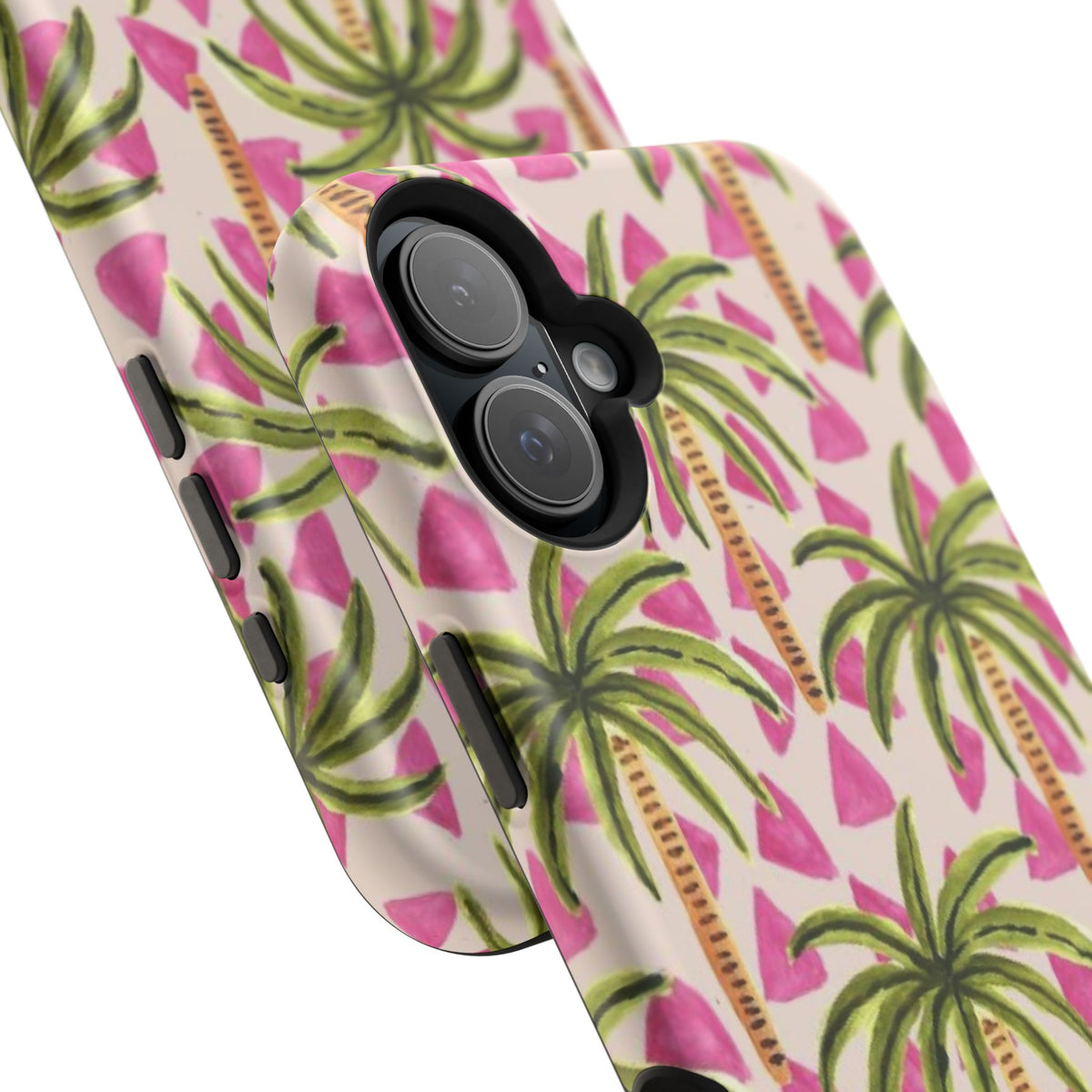 Phone Case — Pink Palm Tree Impact-Resistant Protector