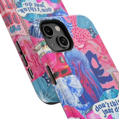 Vibrant Galaxy Collage Phone Case