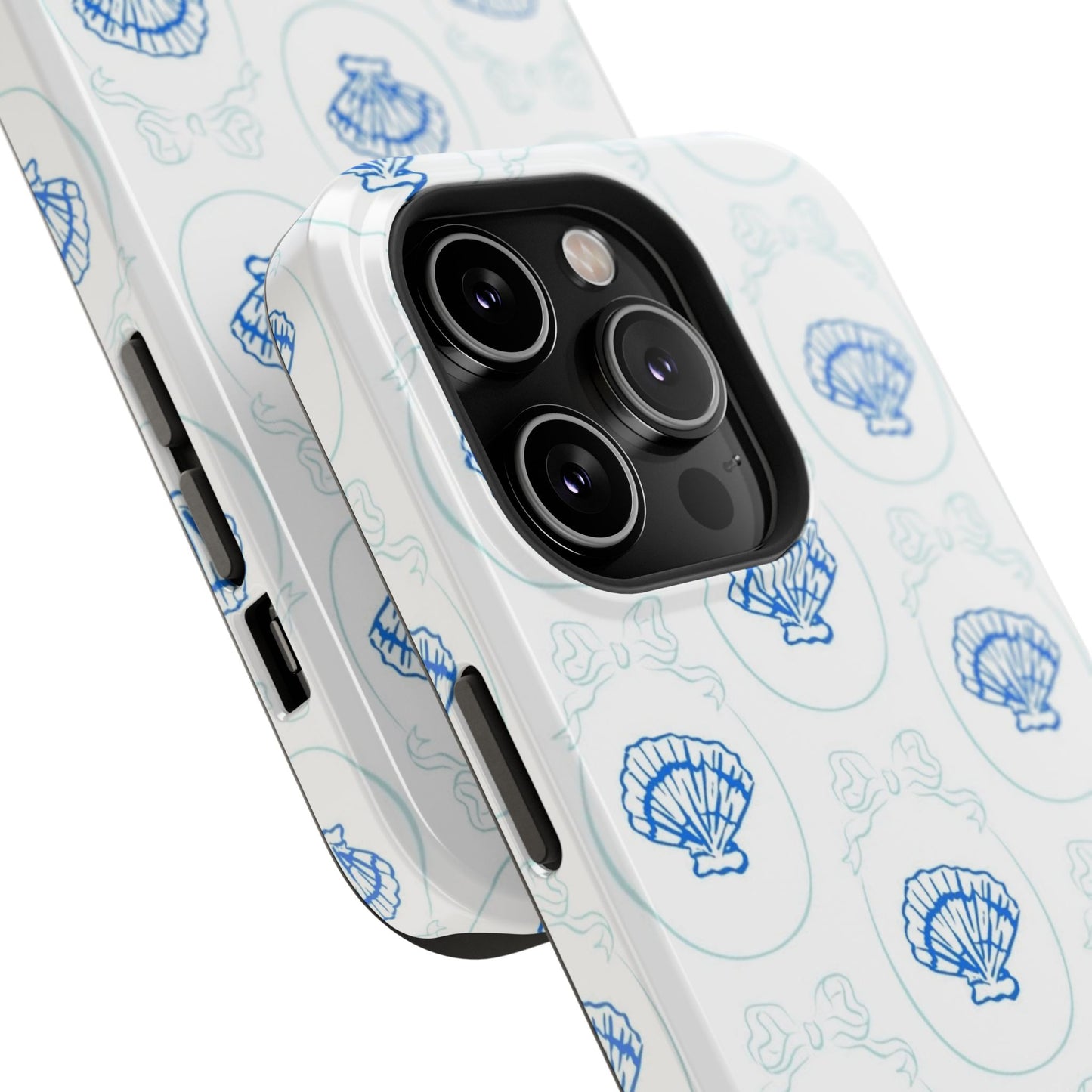 Fancy Teal Shell Phone Case