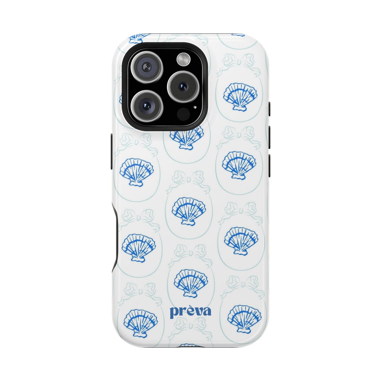 Fancy Teal Shell Phone Case
