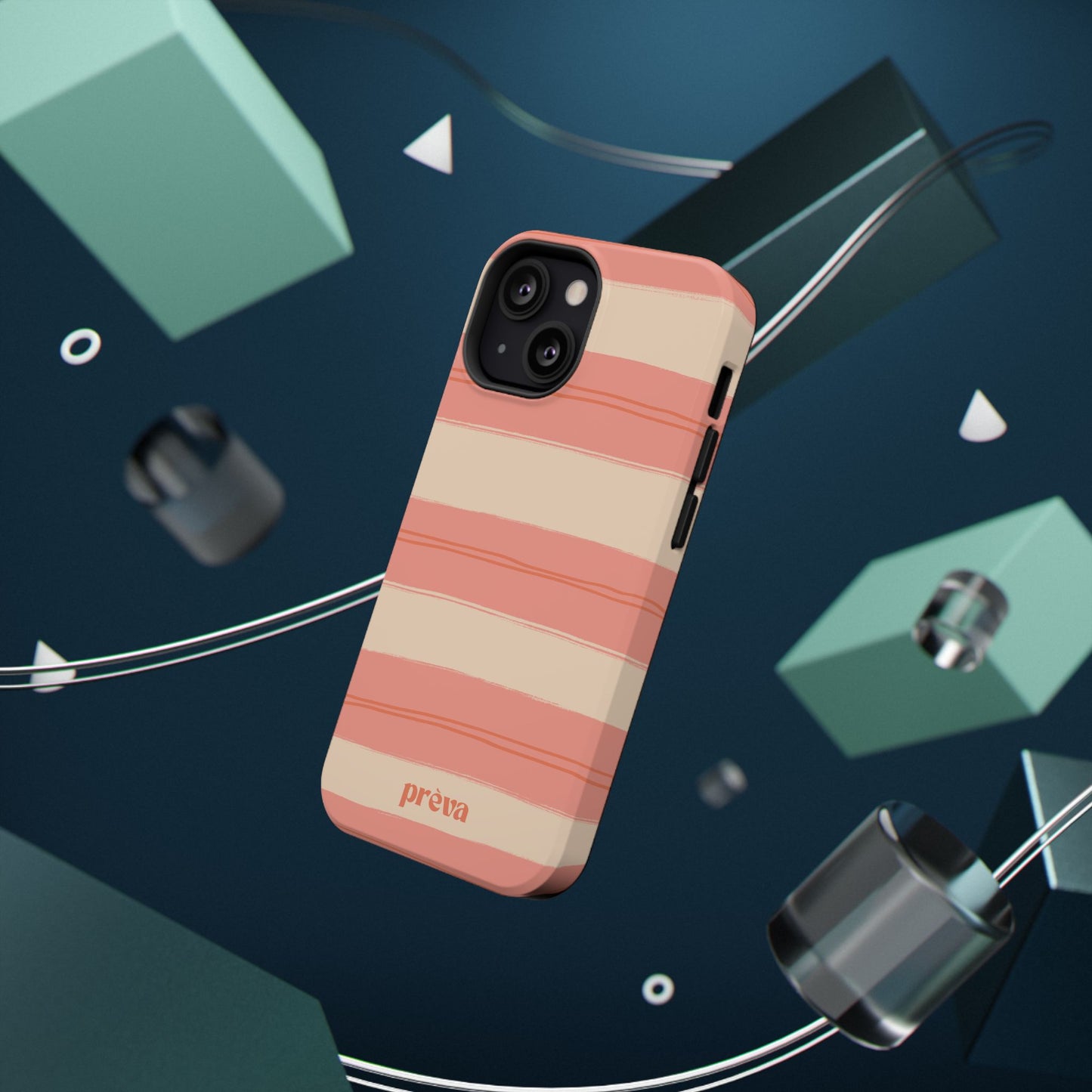 Coral Coast Stripes Phone Case