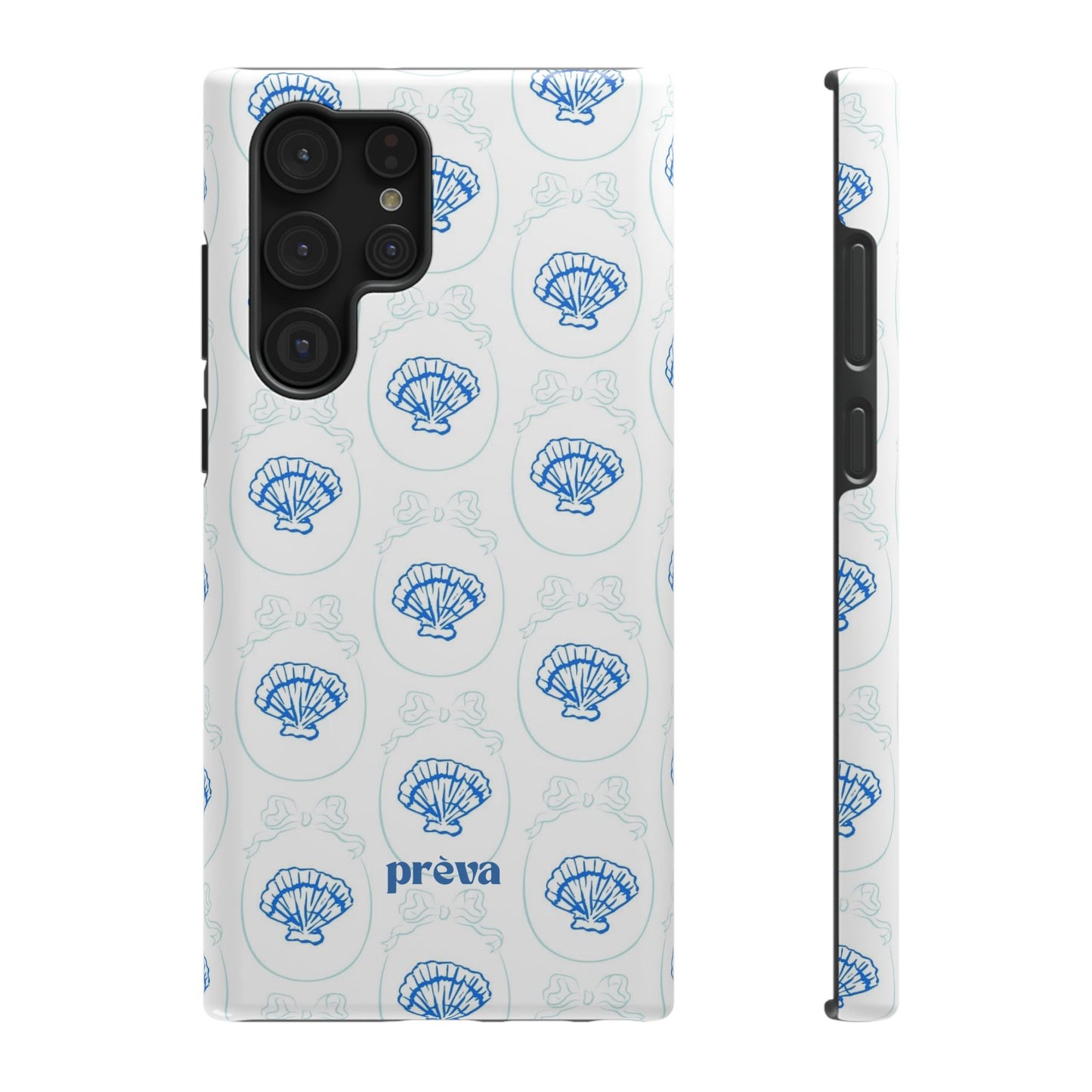 Fancy Teal Shell Phone Case