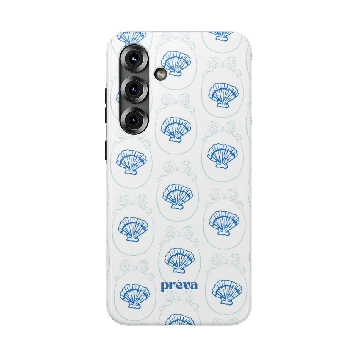 Fancy Teal Shell Phone Case