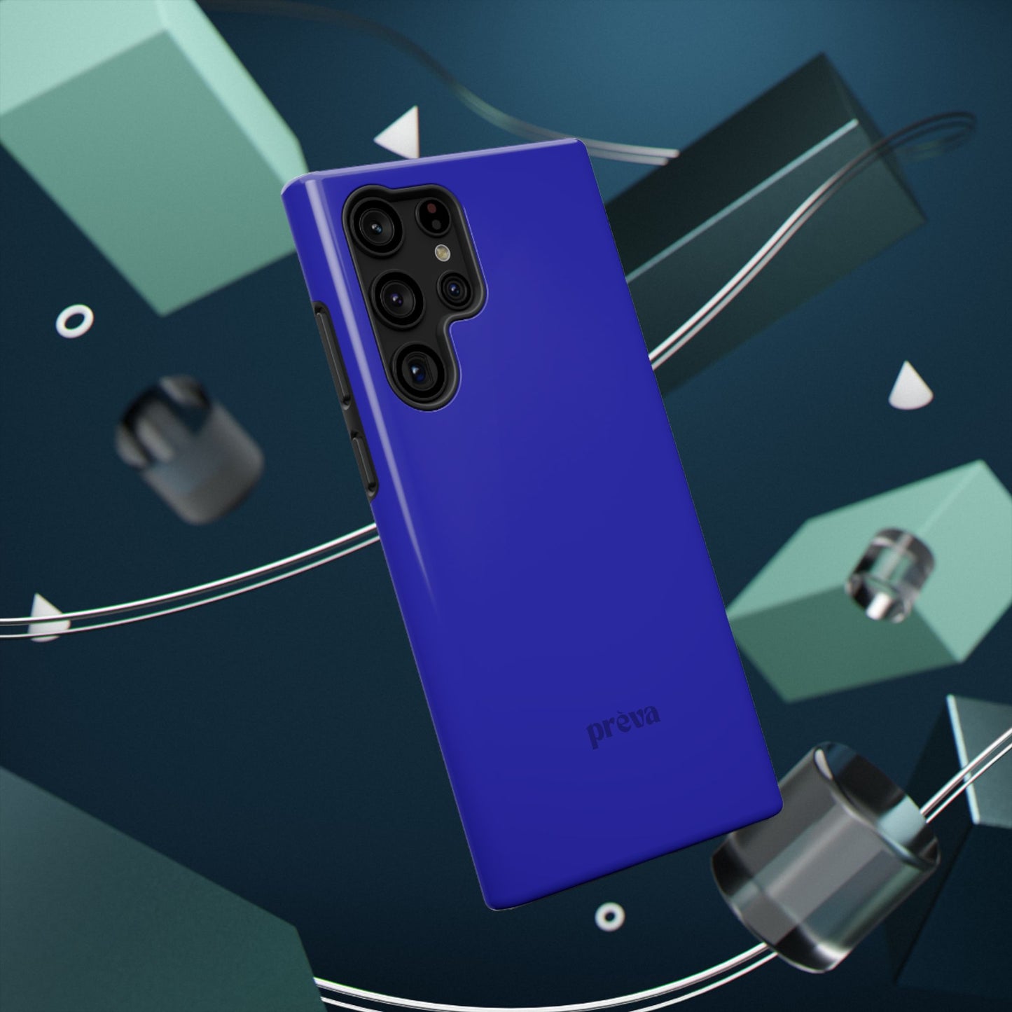 Neon Dark Blue Phone Case