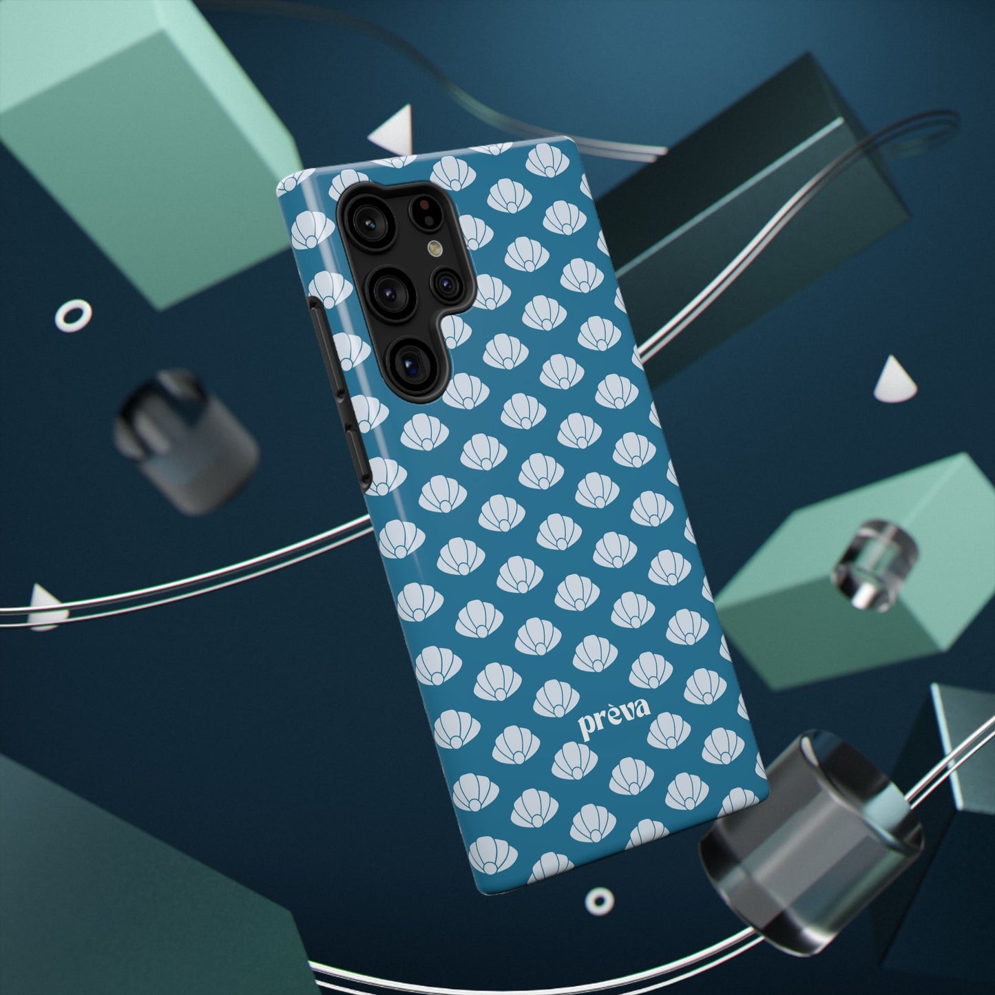 Shellfull teal Phone Case