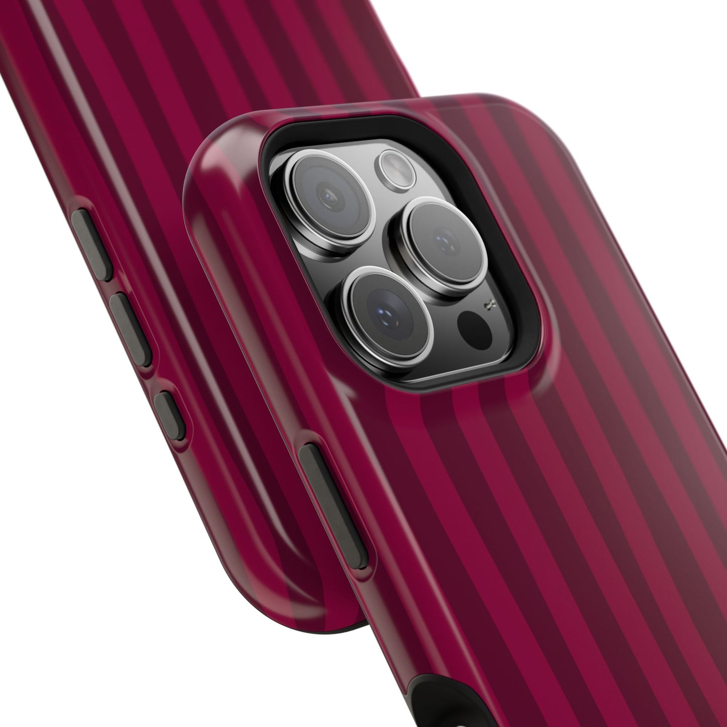 Burgandy Stripes x Ava Dudderar Phone Case