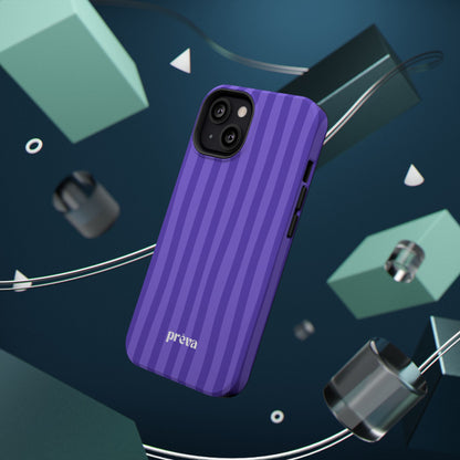 Dark Purple Stripes Phone Case