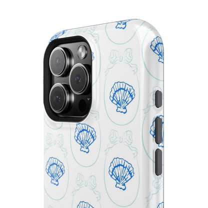 Fancy Teal Shell Phone Case