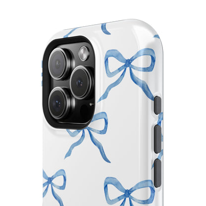 Blue Bow Phone Case