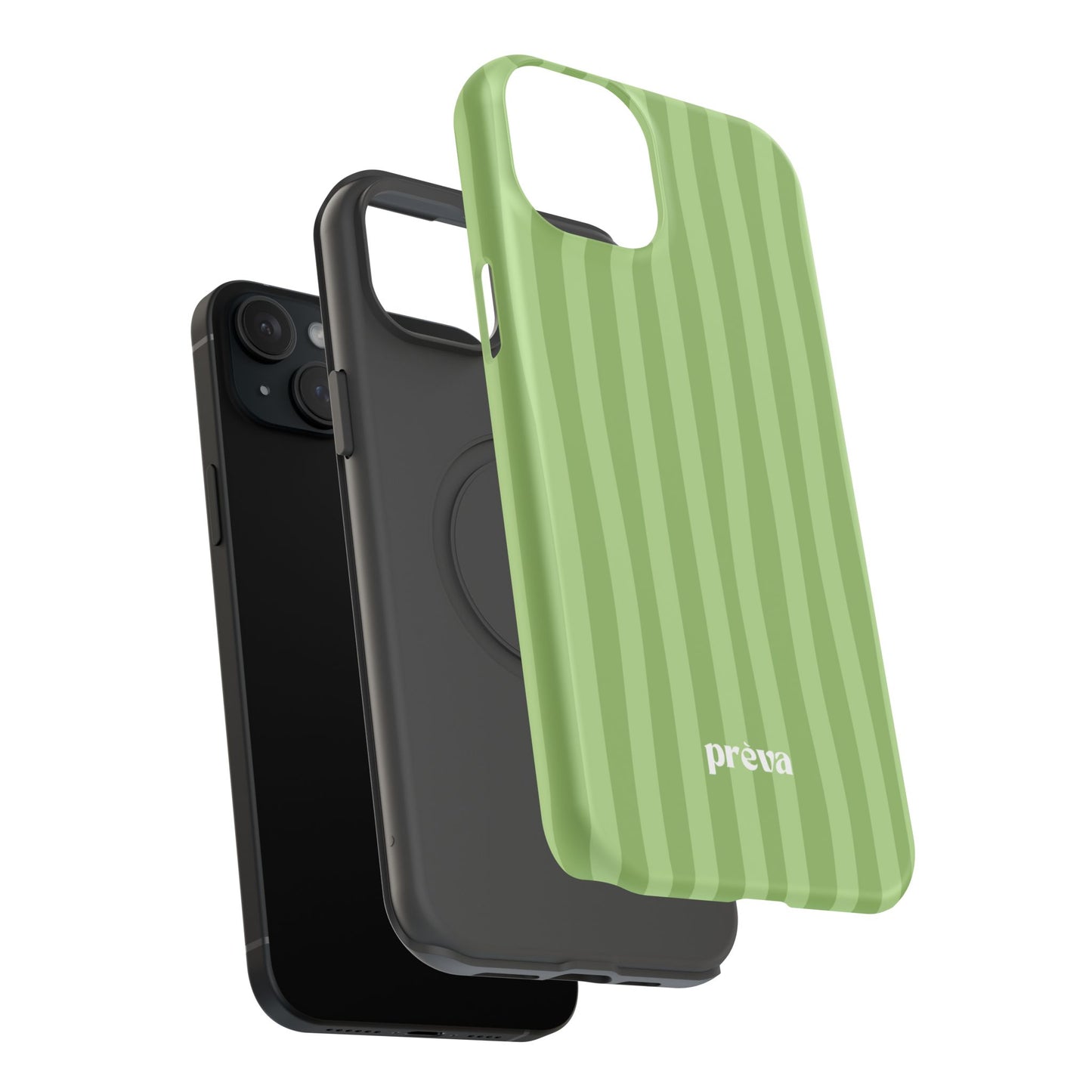 Light Green Stripes Phone Case