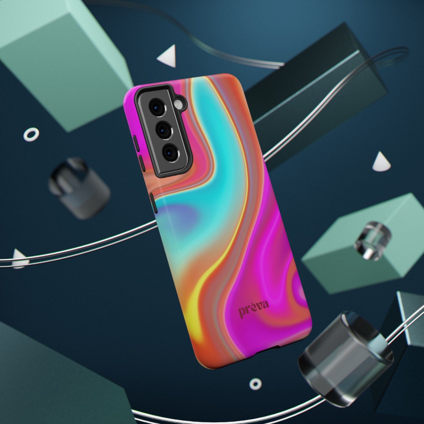 Iridescent Swirl Phone Case
