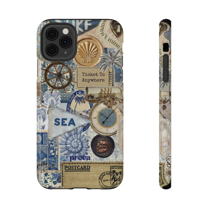 Neutral Travel Collage Phone Case
