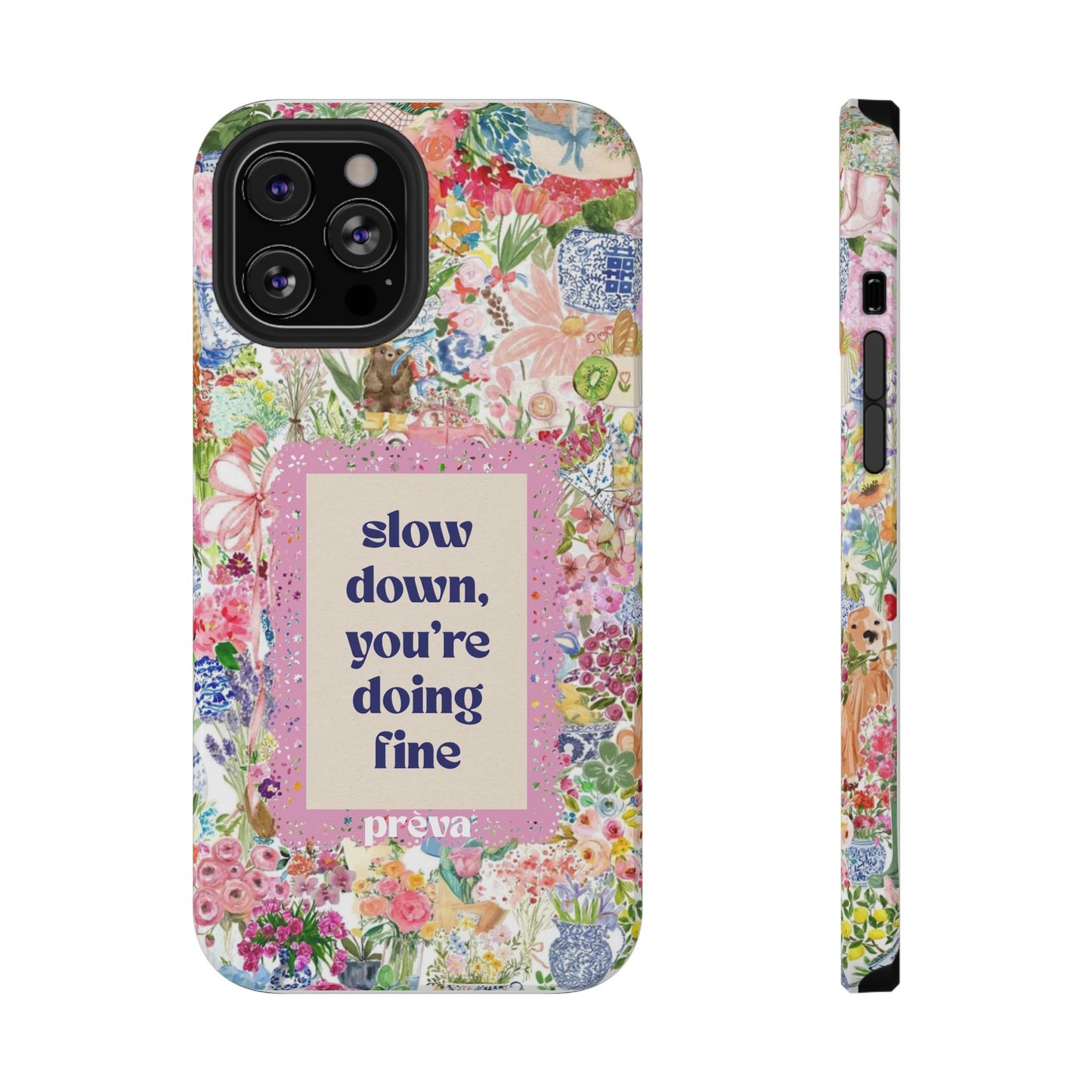 Slow Down Flowers x notsoken Phone Case