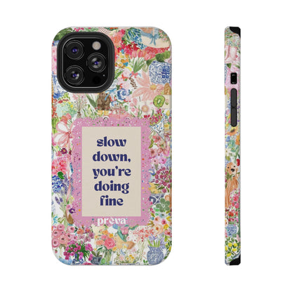Slow Down Flowers x notsoken Phone Case