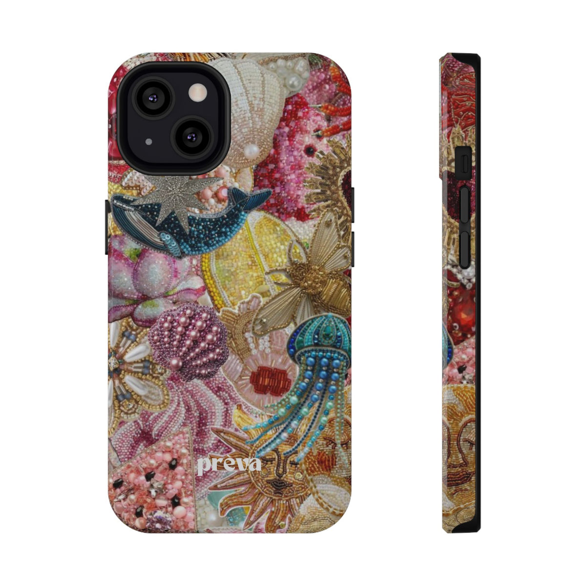 Floral Sea Collage Phone Case