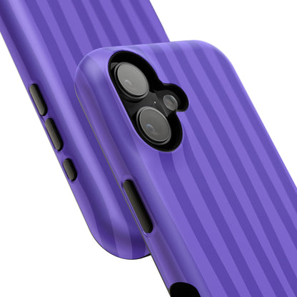 Dark Purple Stripes Phone Case