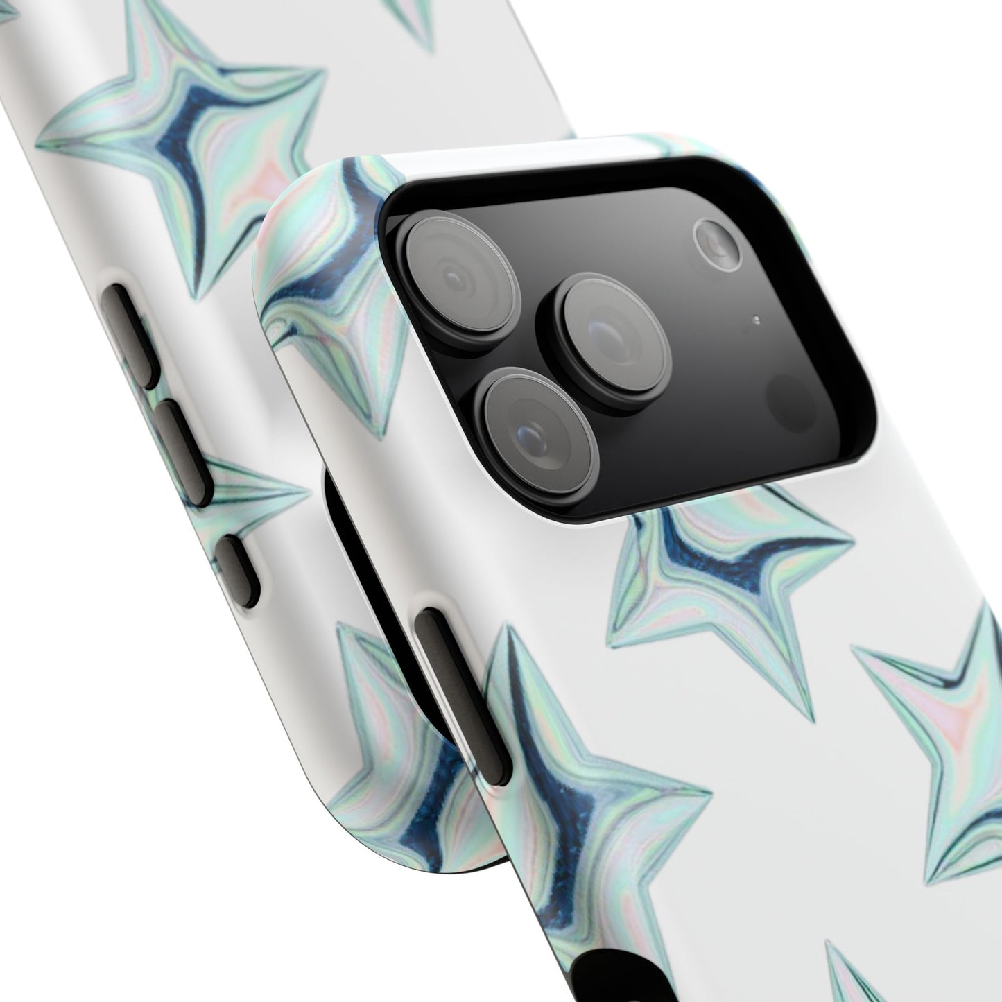 White Starburst Phone Case