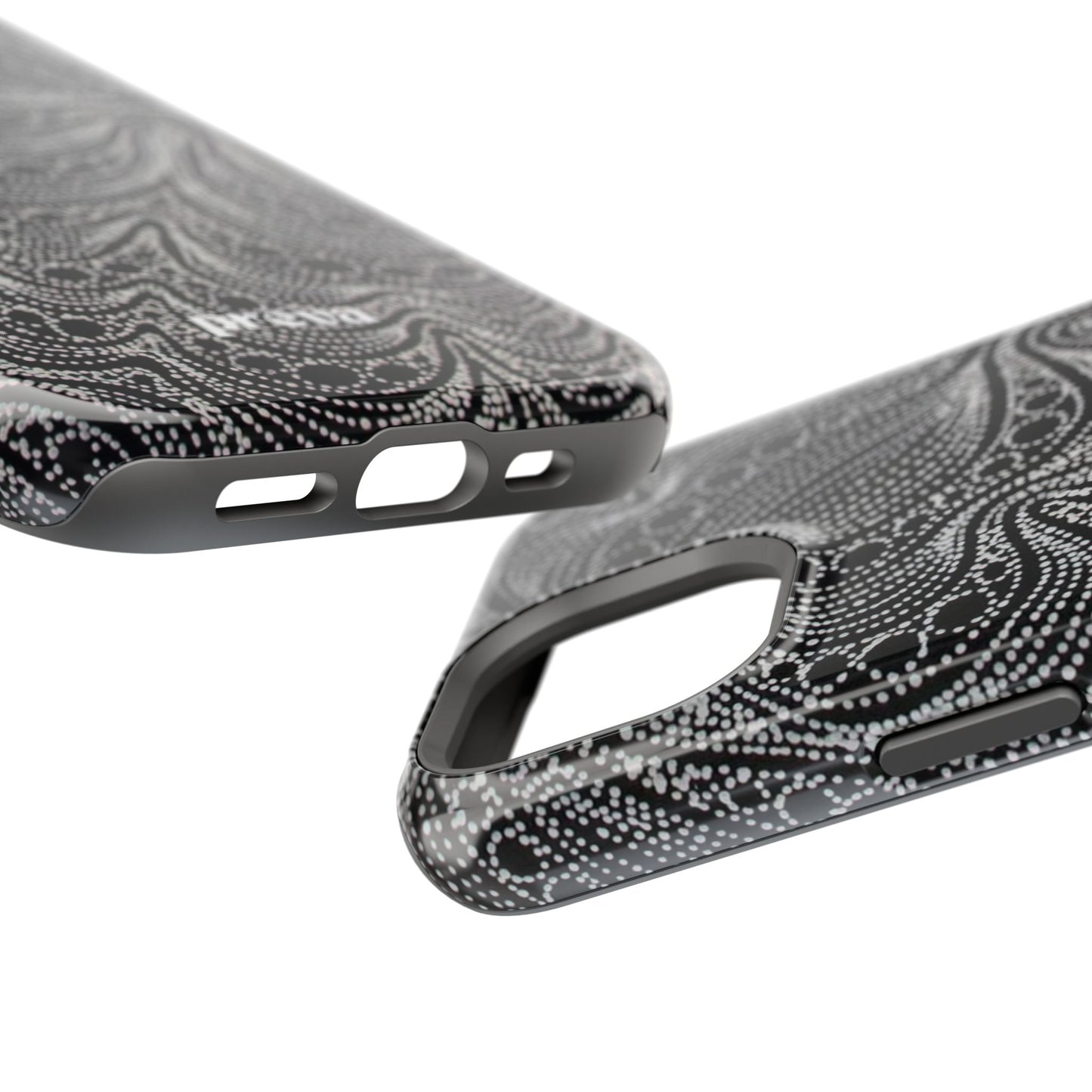 Abstract Midnight Lace Phone Case