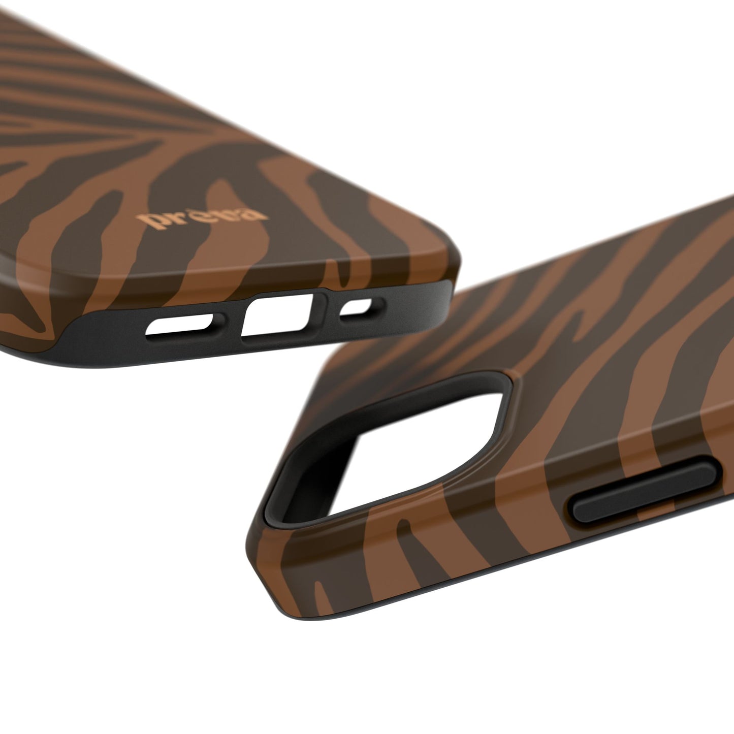 Brown Tiger Stripe Phone Case