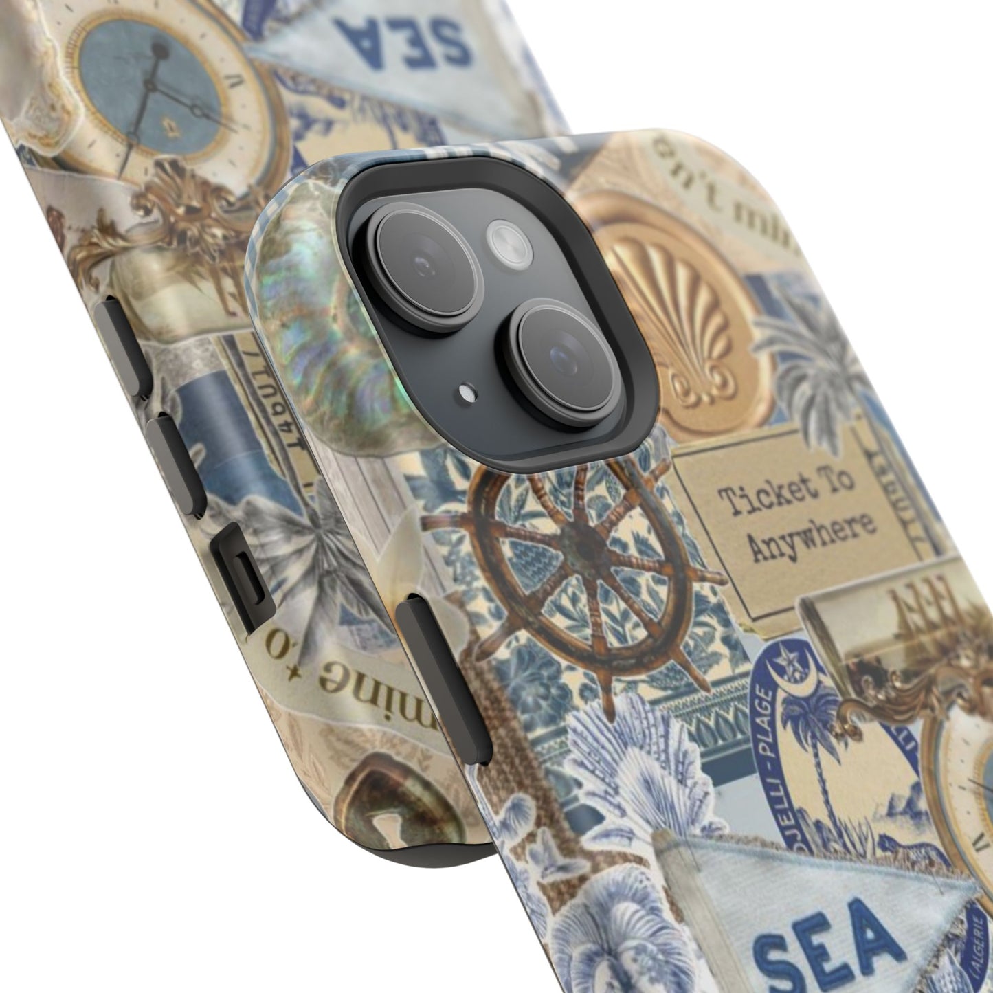 Neutral Travel Collage Phone Case