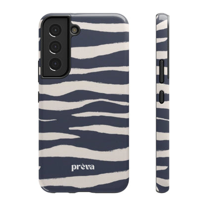 Navy & Cream Zebra Phone Case
