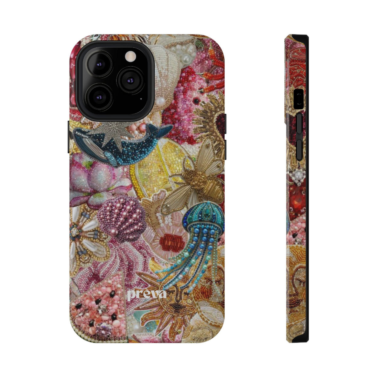 Floral Sea Collage Phone Case