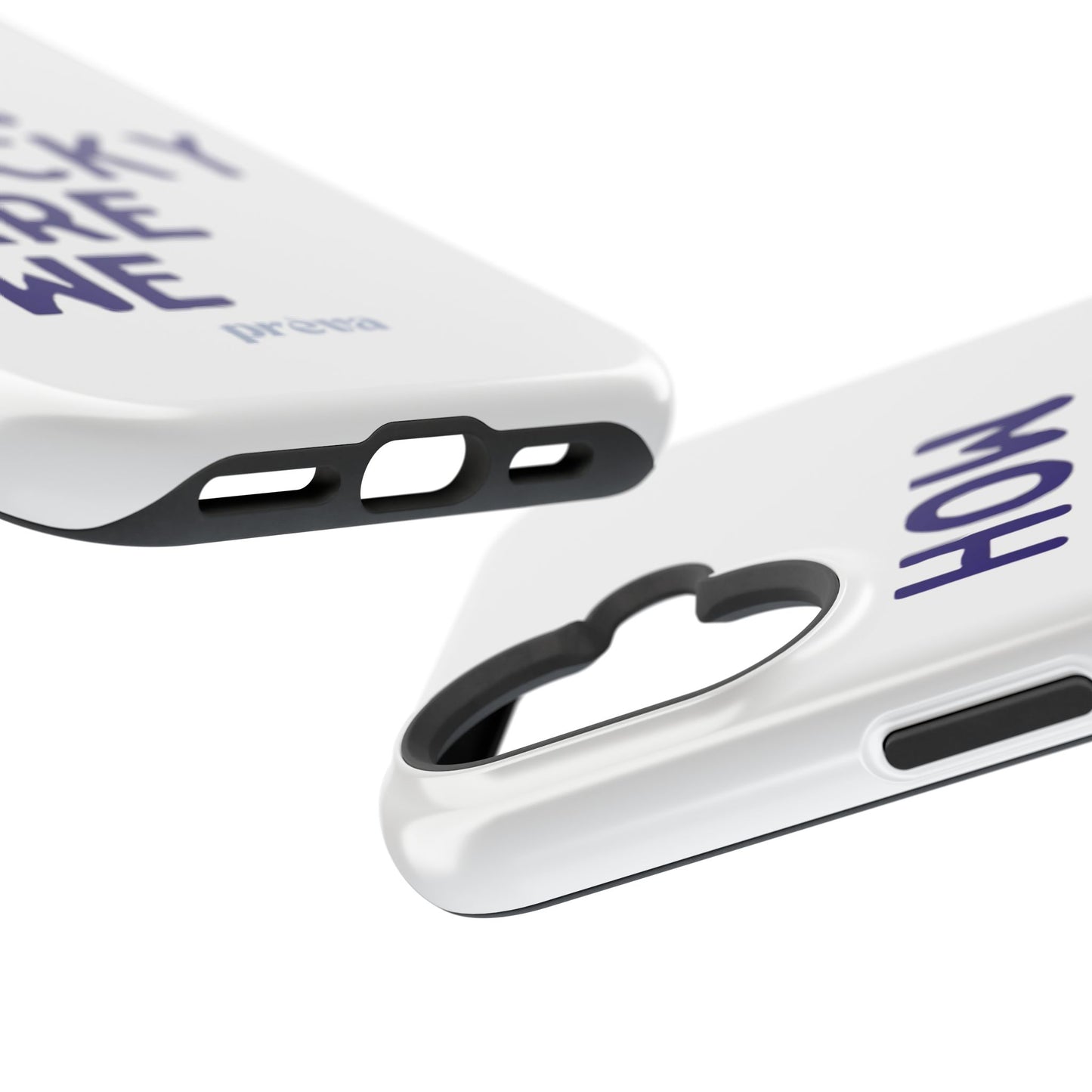How Lucky Are We White Phone Case