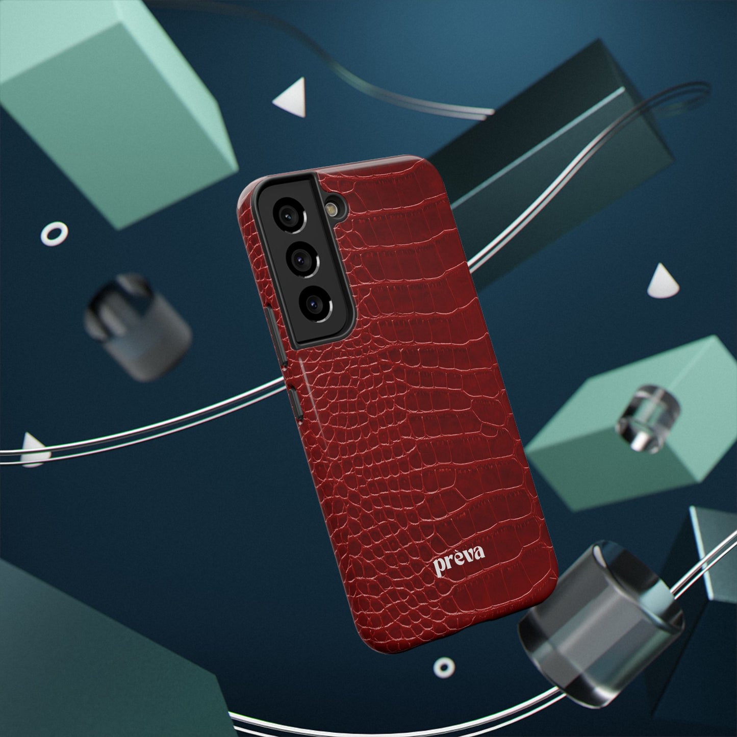 Red Croc Phone Case