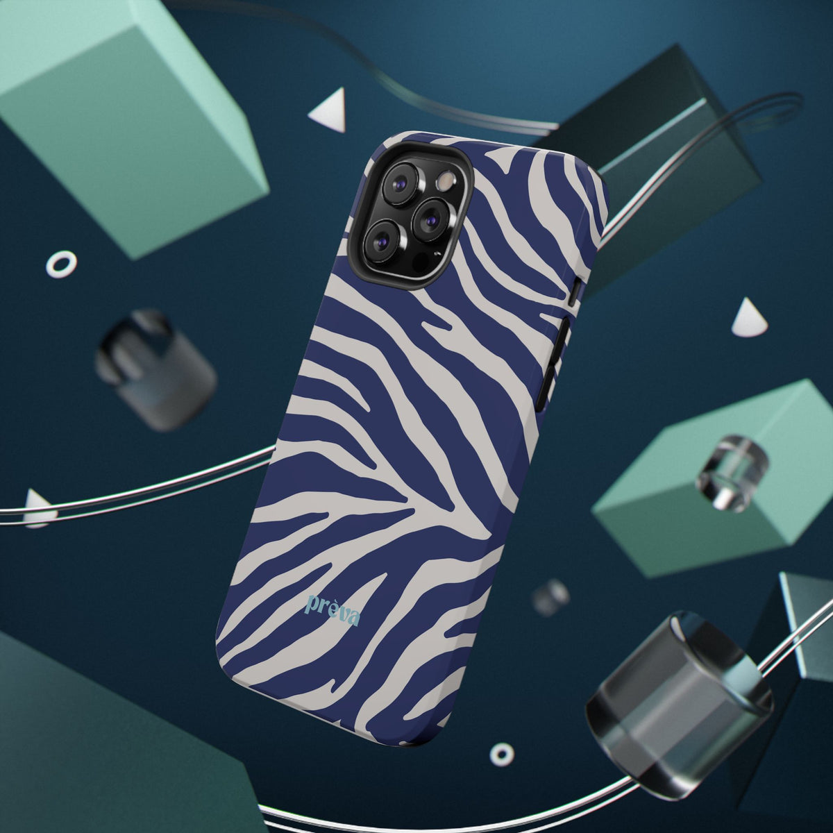 Blue Zebra Phone Case