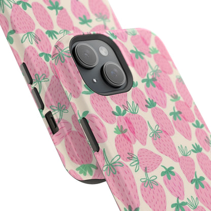 Pink Strawberry Phone Case