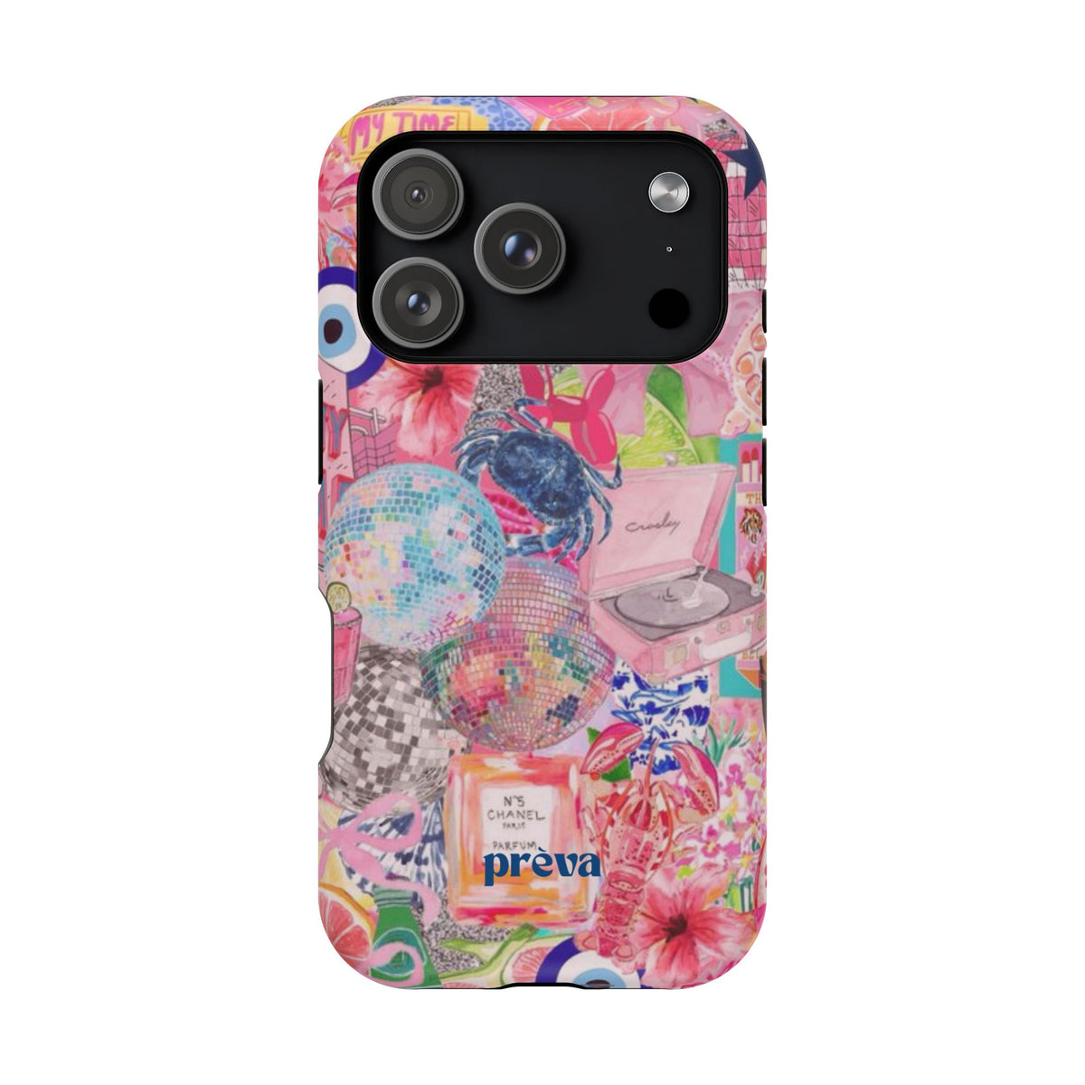 Floral & Pink Collage Phone Case